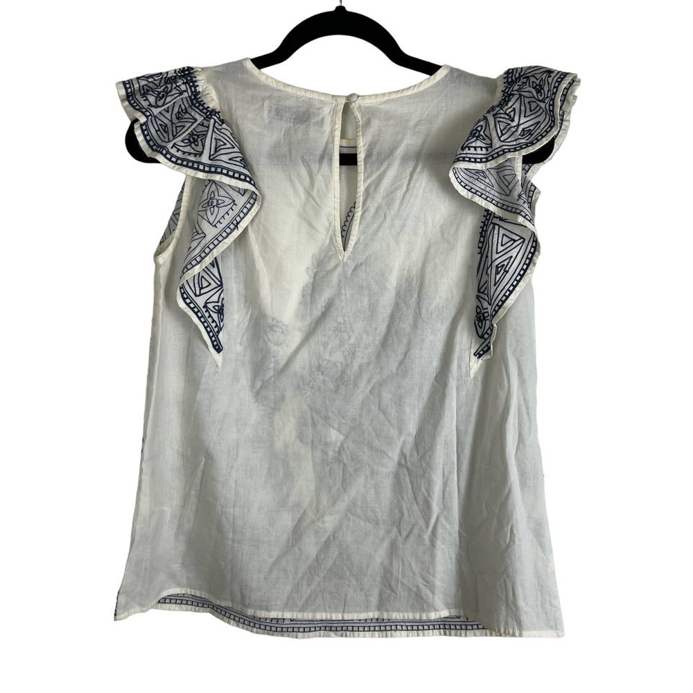 Abercrombie & Fitch Embroidered Blouse Size S - Picture 2 of 9